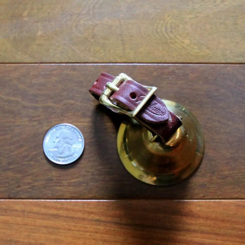 Upland & Downstream Brass Bird Dog Bell With Strap Auburn Leathercrafters  item