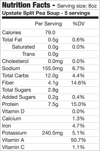 Upstate Split Pea SoupaPOTamus  item