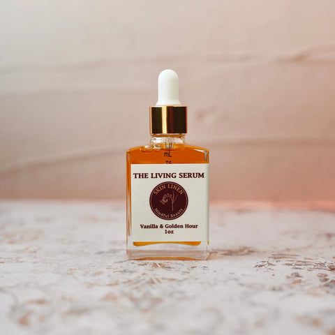 Vanilla & Golden Hour Facial Serum 1oz – Nourishing Antioxidant Skin Care Blend | Made in USA Skin Linen 