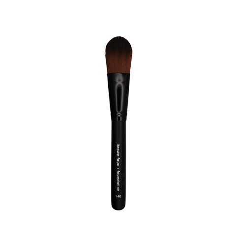 Vegan Foundation Makeup Brush – Hypoallergenic Soft Bristles for Liquid & Loose Foundation | Handmade in USA Taylor Made Organics  makeup tools
