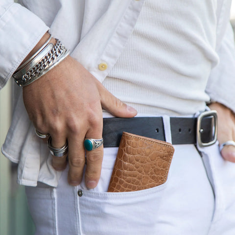 Vegetable Tanned Black Leather Belt 1.5 Inch – Durable Black Strap | Handmade in USA CASUPO  Belt