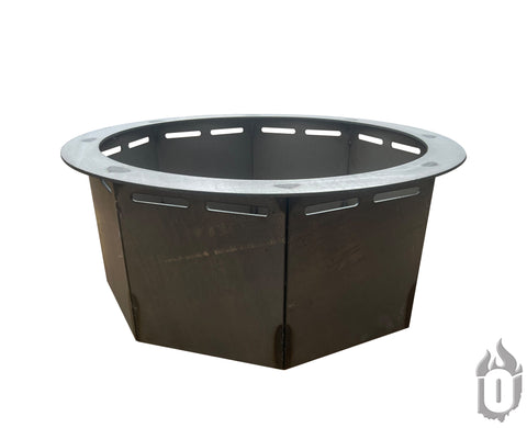 Heavy Duty Round Fire Pit Ring – 3/16 Inch Steel | Made in USA Ohio Flame  Fire Pit Insert
