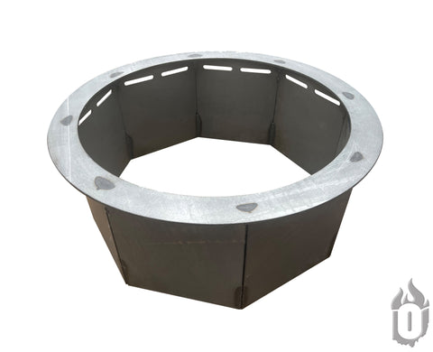 Heavy Duty Round Fire Pit Ring – 3/16 Inch Steel | Made in USA Ohio Flame  Fire Pit Insert