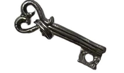 Victorian Style Pewter Key Necklace and Earrings Set – 18 Inch Chain – Romantic Gift | Made in USA Michelle Marie Boutique  Jewelry Sets