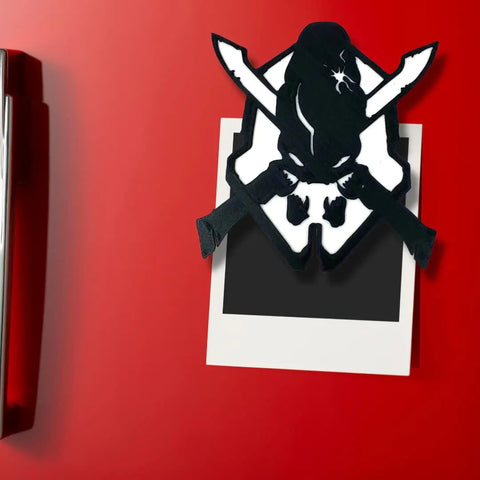 Video Game Black White Fridge Magnet 4.6 Inch – Made in USA Chatelet Manufacturing 