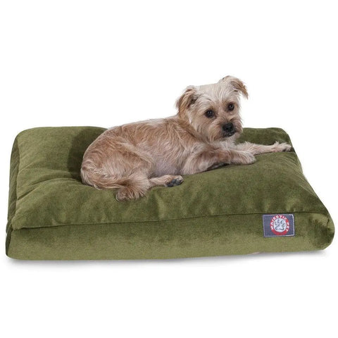 Villa Rectangle Dog Bed – Plush Orthopedic Comfort – Medium 36 Inch | Made in USA Majestic Pet
