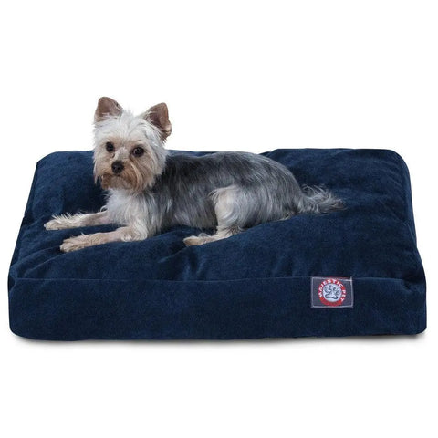 Villa Rectangle Dog Bed – Plush Orthopedic Comfort – Medium 36 Inch | Made in USA Majestic Pet