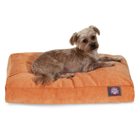 Villa Rectangle Dog Bed – Plush Orthopedic Comfort – Medium 36 Inch | Made in USA Majestic Pet