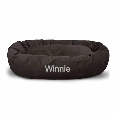 Personalized Villa Bagel Dog Bed – Orthopedic Support – Made in USA Majestic Pet 