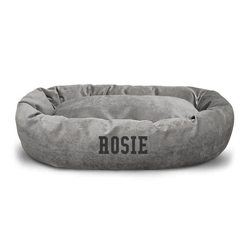 Personalized Villa Bagel Dog Bed – Orthopedic Support – Made in USA Majestic Pet 