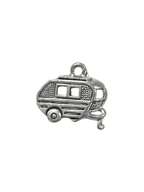 Vintage Camper Pewter Charm Pendant 20mm – Handmade Travel Jewelry | Made in USA Michelle Marie Boutique  Charms and Pendants