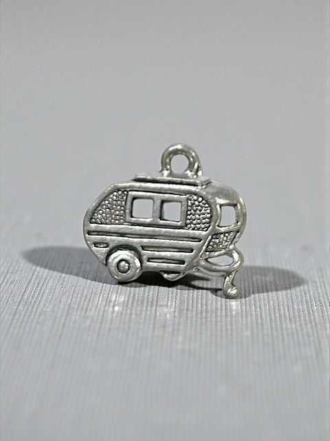 Vintage Camper Pewter Charm Pendant 20mm – Handmade Travel Jewelry | Made in USA Michelle Marie Boutique  Charms and Pendants