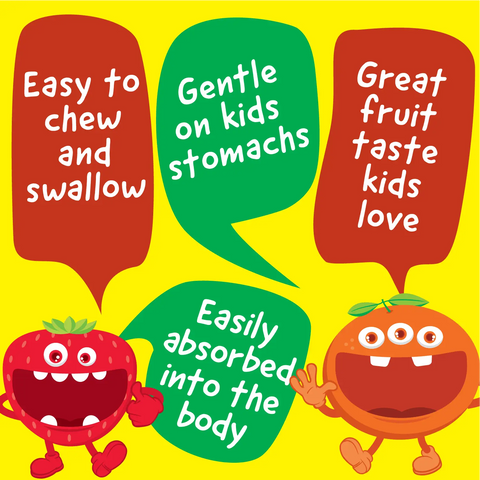 Vitamin B6 Chewable Tablets for Kids 120 Count – Sour Apple Flavor – Nerve Support Supplement | Made in USA VitaWorks  Chewable
