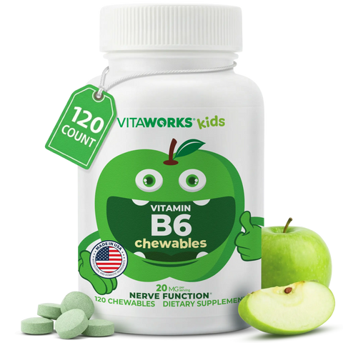 Vitamin B6 for Kids VitaWorksHealth  Chewable