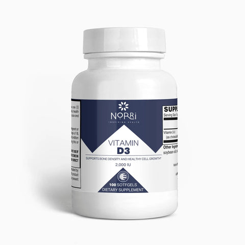 Vitamin D3 2000 IU Softgels – Bone Support & Energy Boost | Made in USA Norri Nutrition  Vitamins & Minerals