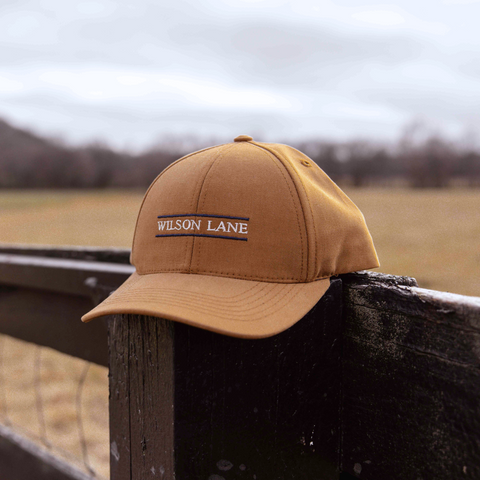 Whiskey Cotton Twill Structured Dad Hat – Mid Profile Adjustable | Made in USA Wilson Lane Apparel 