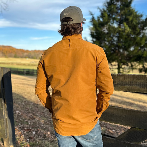 Men’s The Wilson Whiskey Button Down Shirt – Durable Mid-Weight Fabric | Made in USA Wilson Lane Apparel  shirt
