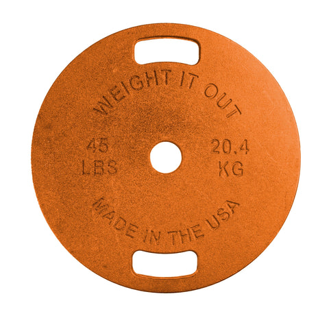 Cast Iron Precision Weight Plate Pairs – Durable Gym Plates | Made in USA Weight It Out 