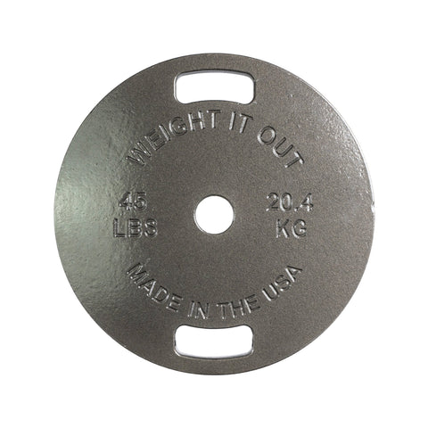 Cast Iron Precision Weight Plate Pairs – Durable Gym Plates | Made in USA Weight It Out 