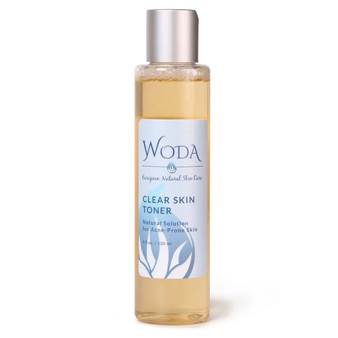WODA Clear Skin Toner 4oz – Natural Acne Solution for Oily Skin with Lavender & Witch Hazel | Made in USA WODA Skin Care 