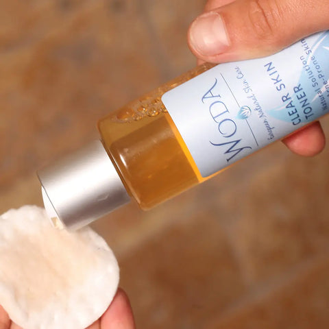 WODA Clear Skin Toner 4oz – Natural Acne Solution for Oily Skin with Lavender & Witch Hazel | Made in USA WODA Skin Care 