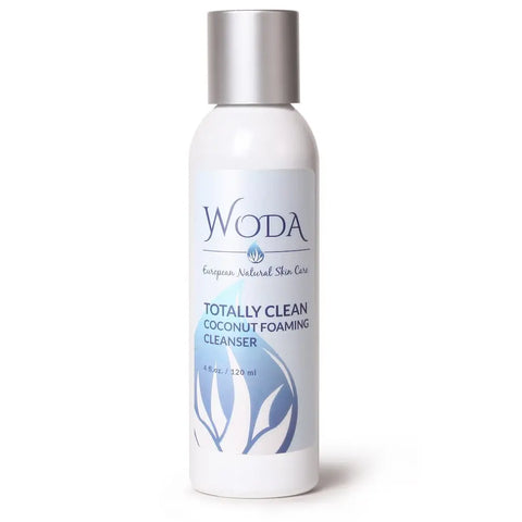 WODA Coconut Foaming Facial Cleanser 4 Fl Oz – Organic Hydrating Skin Cleanser | Made in USA WODA Skin Care 