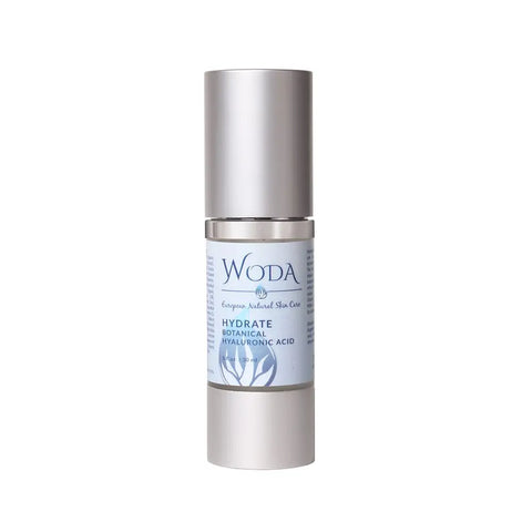 WODA Hydrate Botanical Hyaluronic Acid Face Serum 30 ml – Organic Skin Hydration Treatment | Made in USA WODA Skin Care 
