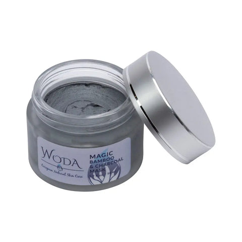 WODA Magic Bamboo Charcoal Mask 50ml – Natural Hydrating Face Treatment for Sensitive Skin | Made in USA WODA Skin Care 