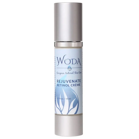 WODA Rejuvenate Retinol Crème 1.7 oz – Organic Anti-Aging Moisturizer for Hydrated Youthful Skin | Made in USA WODA Skin Care 