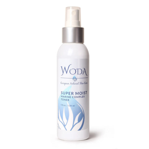 WODA Super Moist Marine Complex Toner 120ml – Hydrating Natural Facial Mist | Made in USA Organic Skincare WODA Skin Care 