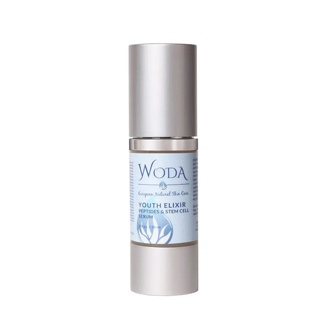 WODA Youth Elixir Peptides & Stem Cell Serum 30ml – Anti-Aging Natural Skincare | Made in USA WODA Skin Care 
