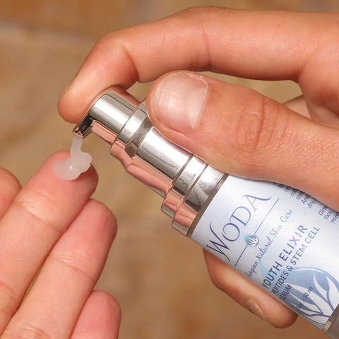 WODA Youth Elixir Peptides & Stem Cell Serum 30ml – Anti-Aging Natural Skincare | Made in USA WODA Skin Care 