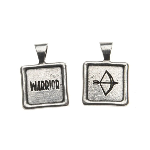 Warrior Wax Seal Charm – Recycled Lead-Free Pewter Pendant | Made in USA by Whitney Howard Designs Whitney Howard Designs  Wax Seals