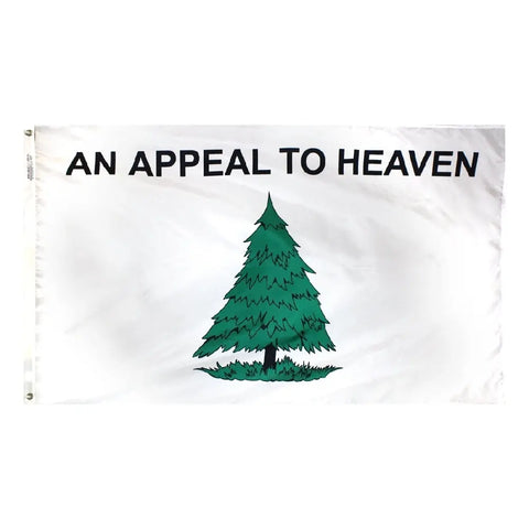 Washington Cruisers An Appeal to Heaven Flag – Durable 200 Denier Outdoor Nylon | UV Resistant Colors | Made in USA Freedom Flag and Pole 