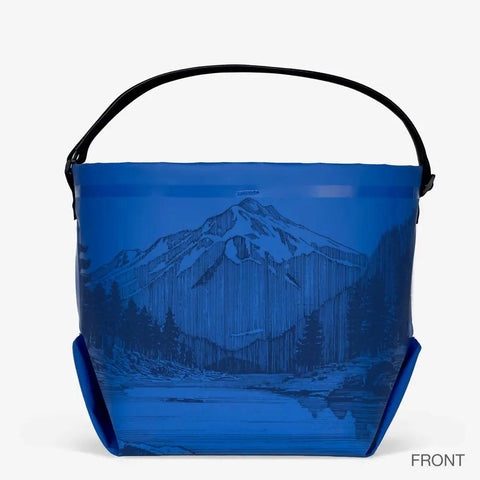 Waterproof 27L Industrial Vinyl Tote Bag – Adjustable Strap – GearBucket | Made in USA Twisp WA eqpd   120.00 Wide / Royal