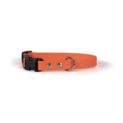Waterproof Adjustable Dog Collar 1 Inch Wide Medium to Large Sizes – Sparky’s Adventure BioThane Collar | Made in USA Auburn Leathercrafters  item