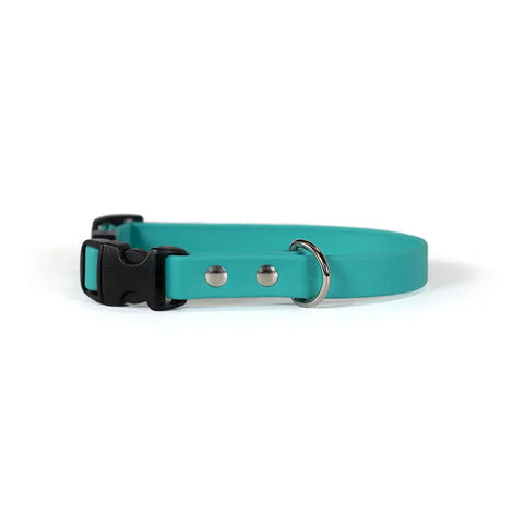 Waterproof Adjustable Dog Collar 1 Inch Wide Medium to Large Sizes – Sparky’s Adventure BioThane Collar | Made in USA Auburn Leathercrafters  item