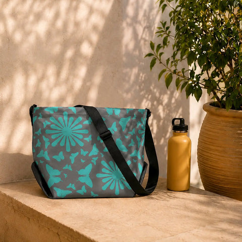 Waterproof Butterfly Garden Tote Bag 27L – Adjustable Strap – GearBucket | Made in USA eqpd 