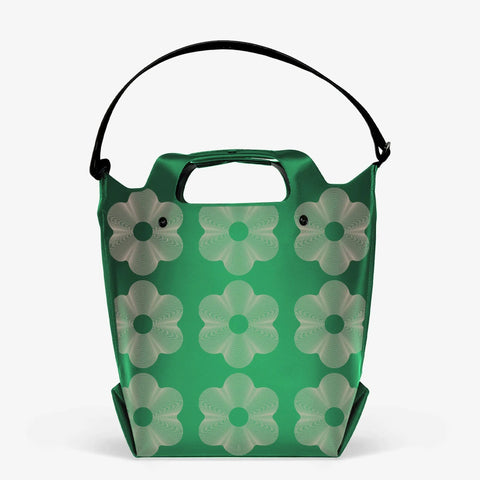 Waterproof Geo Flower Tote Bag – Durable Industrial Vinyl – Made in USA | LastBag by eqpd eqpd  LastBags