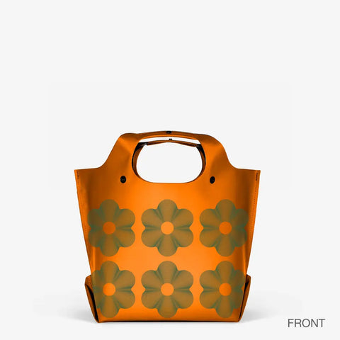Waterproof Geo Flower Tote Bag – Durable Industrial Vinyl – Made in USA | LastBag by eqpd eqpd  LastBags