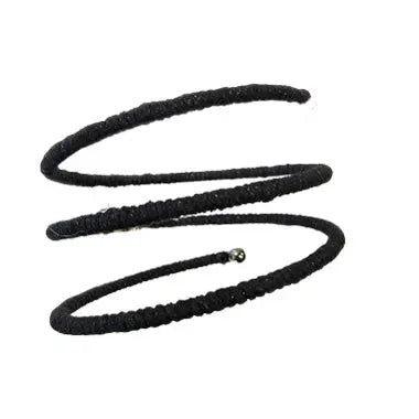 Waterproof Waxed Cotton Spiral Bracelets – Woven Tie-On Jewelry for Casual Wear | Handmade in USA Michelle Marie Boutique  Bracelets