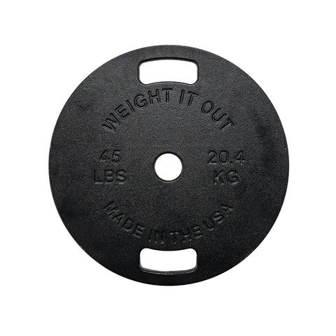 Cast Iron Precision Weight Plate Pairs – Durable Gym Plates | Made in USA Weight It Out 