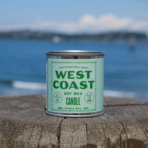 West Coast Happy Place Candle Good & Well Supply Co.  Candles