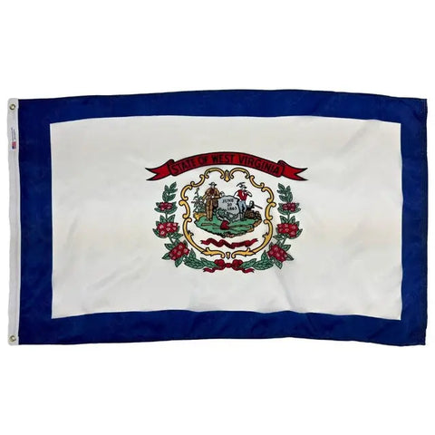 West Virginia State Flag – UV-Resistant Outdoor Nylon Fabric | Made in USA by Freedom Flag & Pole Freedom Flag and Pole 