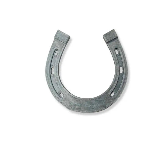 A single gray BOGLETS - RODEO Charm by Chatelet Manufacturing, a decorative tote bag accessory made in the USA, stands upright on a plain white background.