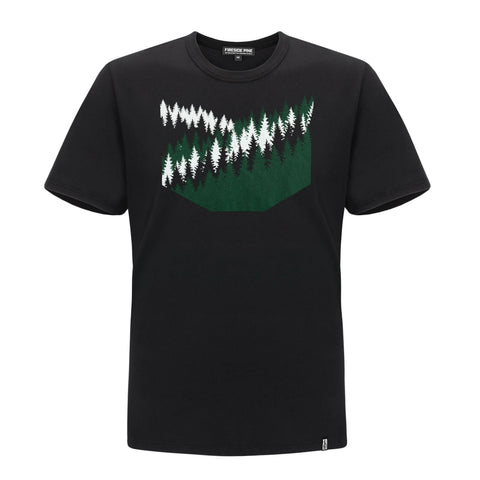 Western White Pine T-Shirt - Made in USA Fireside Pine  Men's Shirt