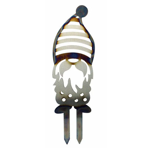 Whimsical Garden Gnome Stake – Outdoor Decorative Yard Art | Handcrafted in USA Knights Home Decor  item