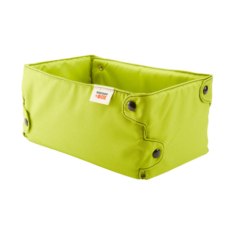 Whisker Box Lime Cat Bed With Black Snaps – Handmade Pet Lounge | Made in USA Whisker+Box 