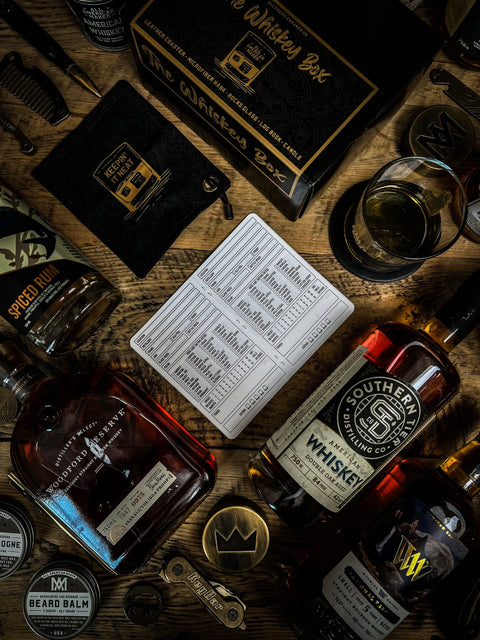 Whiskey Log Book 20 Pages – Bourbon Tasting Journal | Made in USA All American Maker 