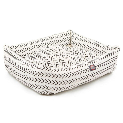 Boho Arrow Plush Pet Bed – Luxurious Cozy Dog and Cat Lounger | Made in USA Majestic Pet 